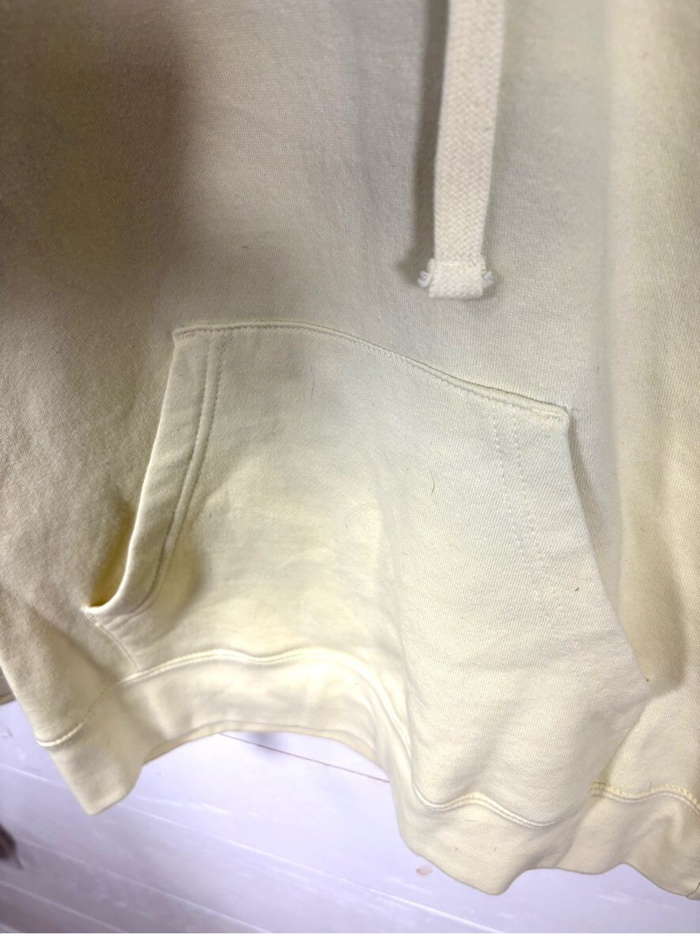 Pacific & Co San Diego California Cream Hoodie Sweatshirt Medium - Picture 5 of 10